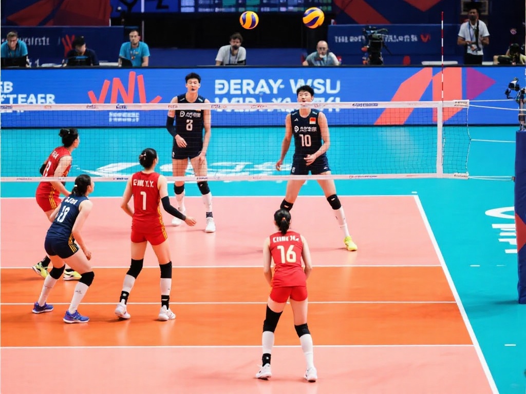 中国排球队全力冲击世界杯，追求辉煌新篇章